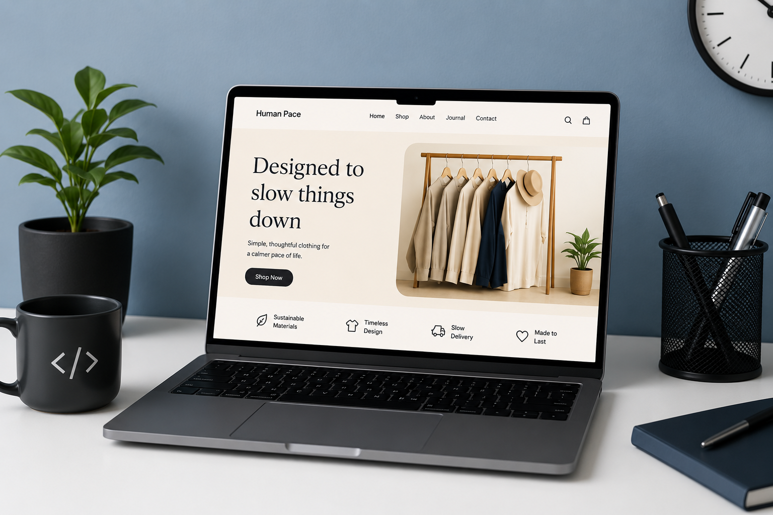 Human Pace Website Design | Code Shed